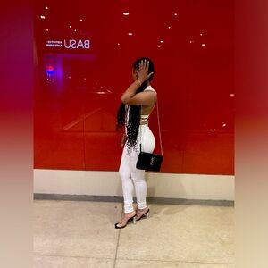 White full body suit